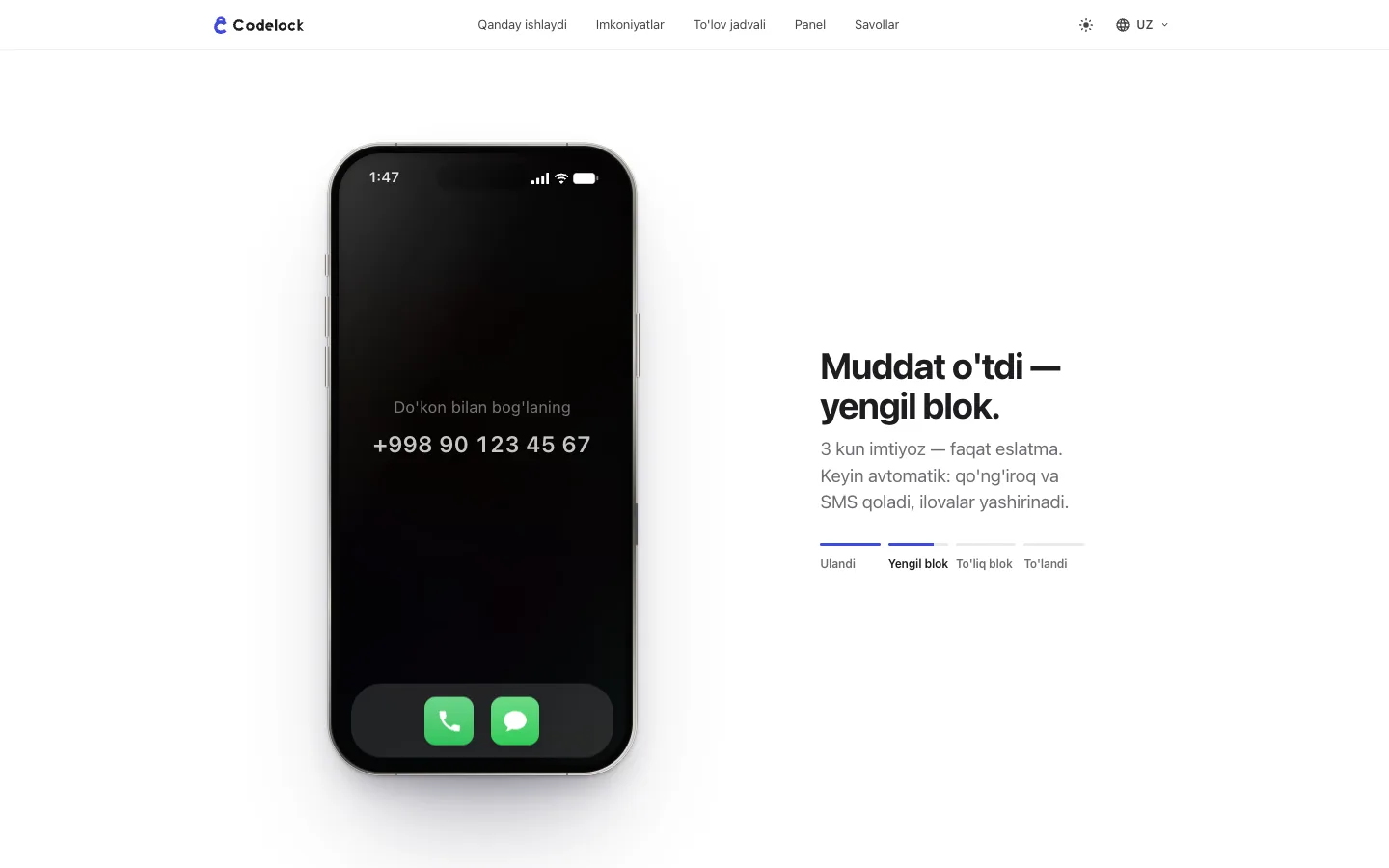 Codelock — codelock.uz