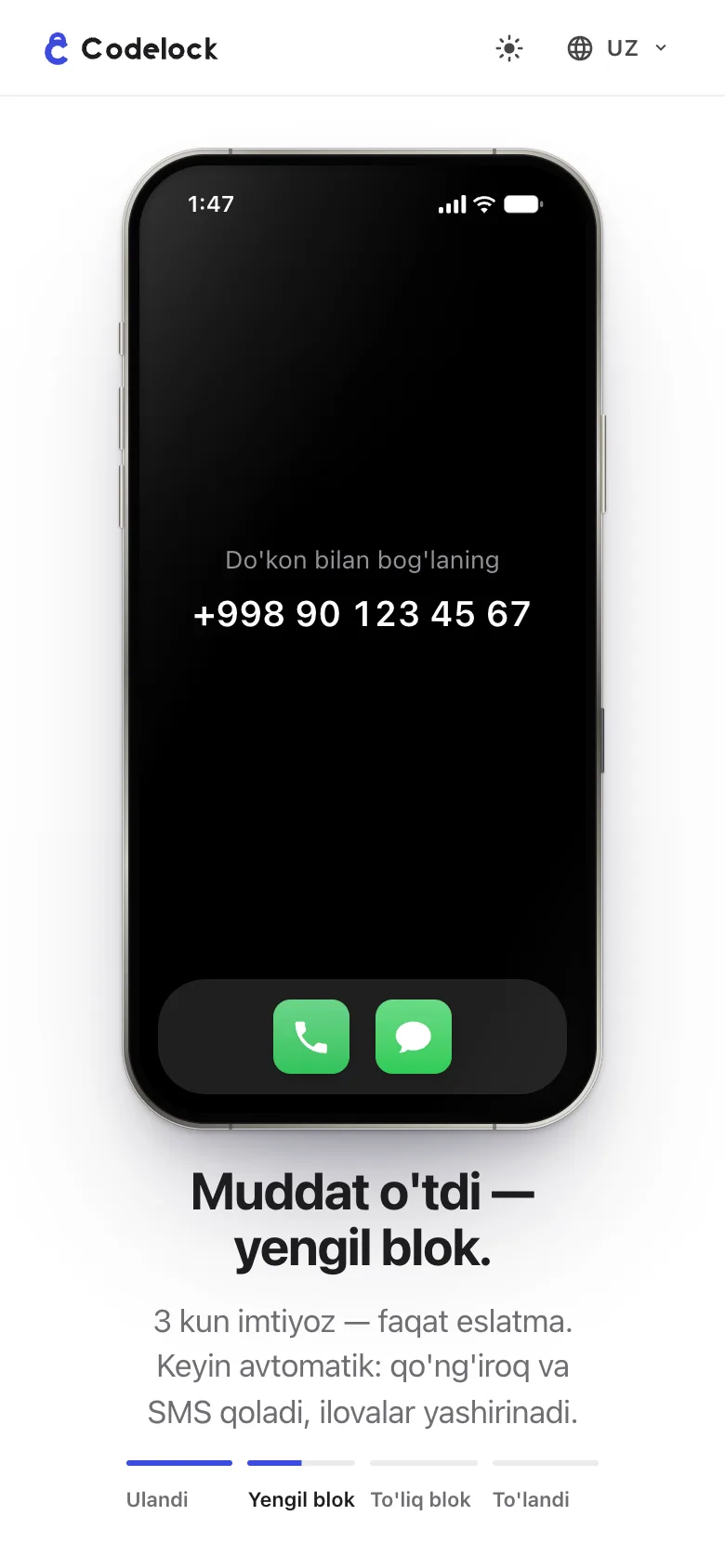 Codelock — iPhone